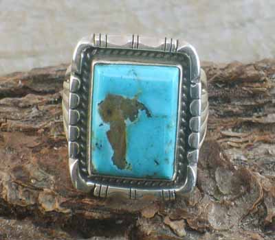 Candelaria Turquoise Ring - sz 11 1/4